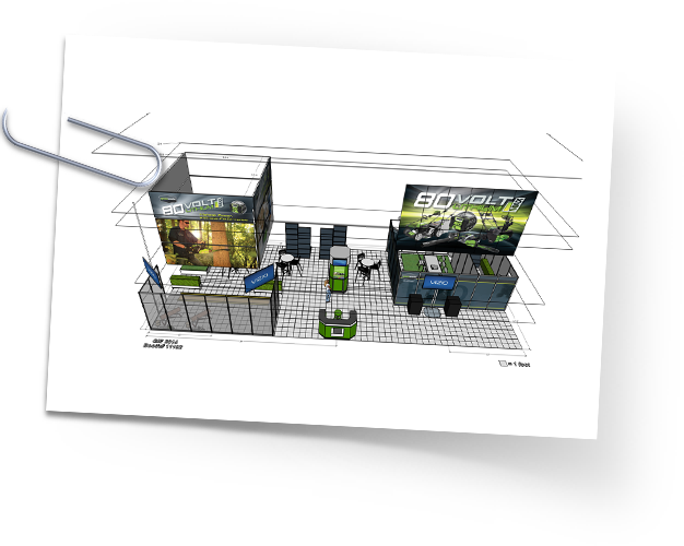 Greenworks 2014 GIE+EXPO Trade Show Booth Design