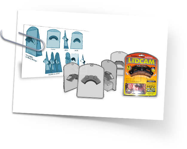 Rhino Outdoors Lidcam package design process
