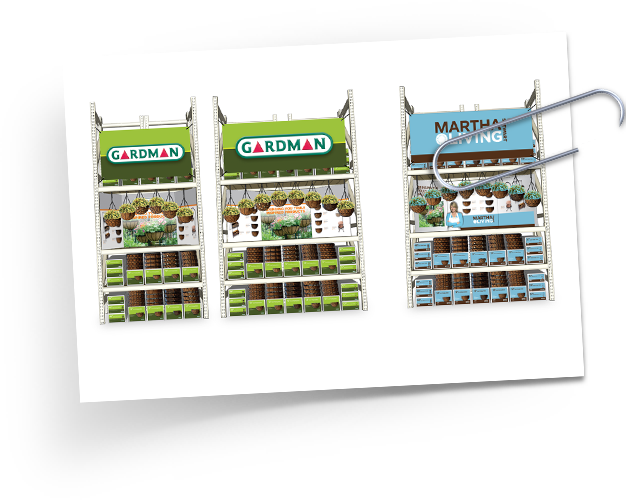 Gardman endcap and bay renderings