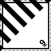 class 9 hazard sticker